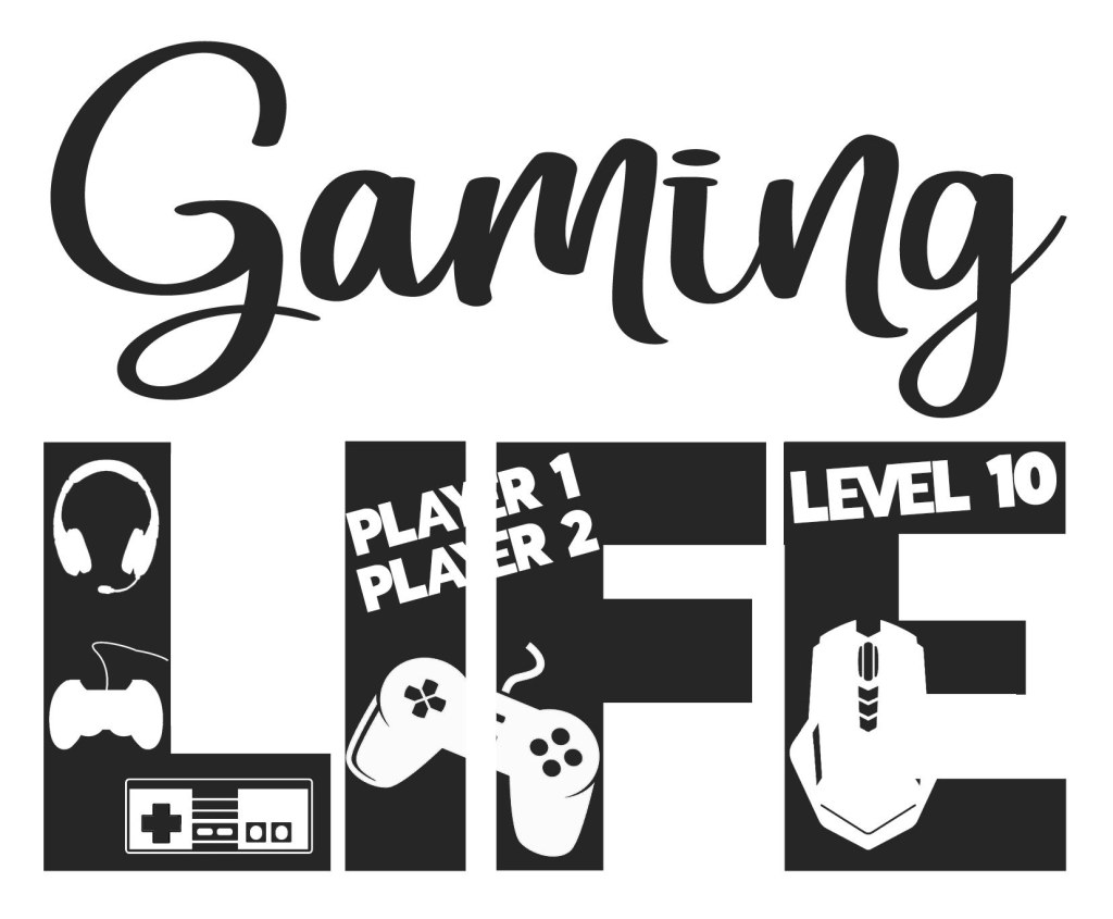 Picture of: Free Gaming Life SVG File – The Crafty Crafter Club