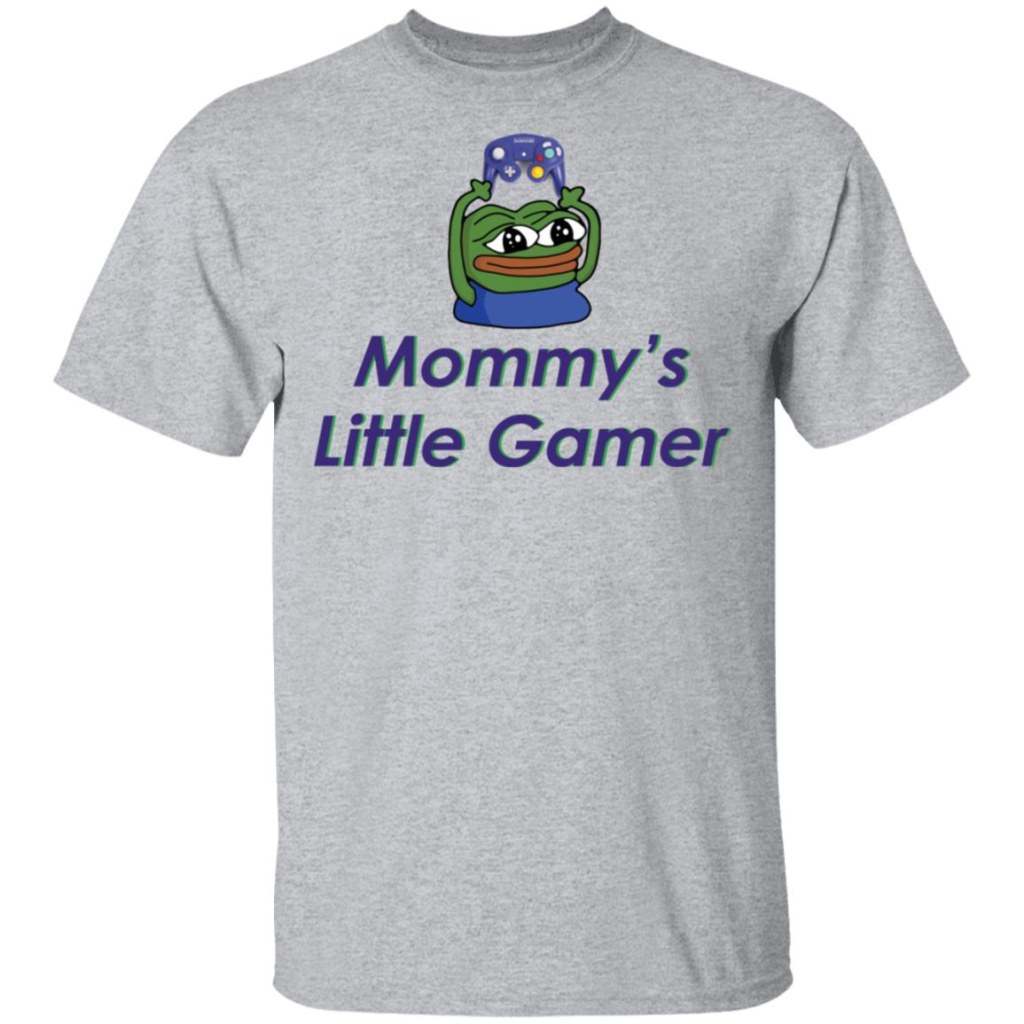 Picture of: Frog Pepe mommy’s little gamer shirt – Bucktee