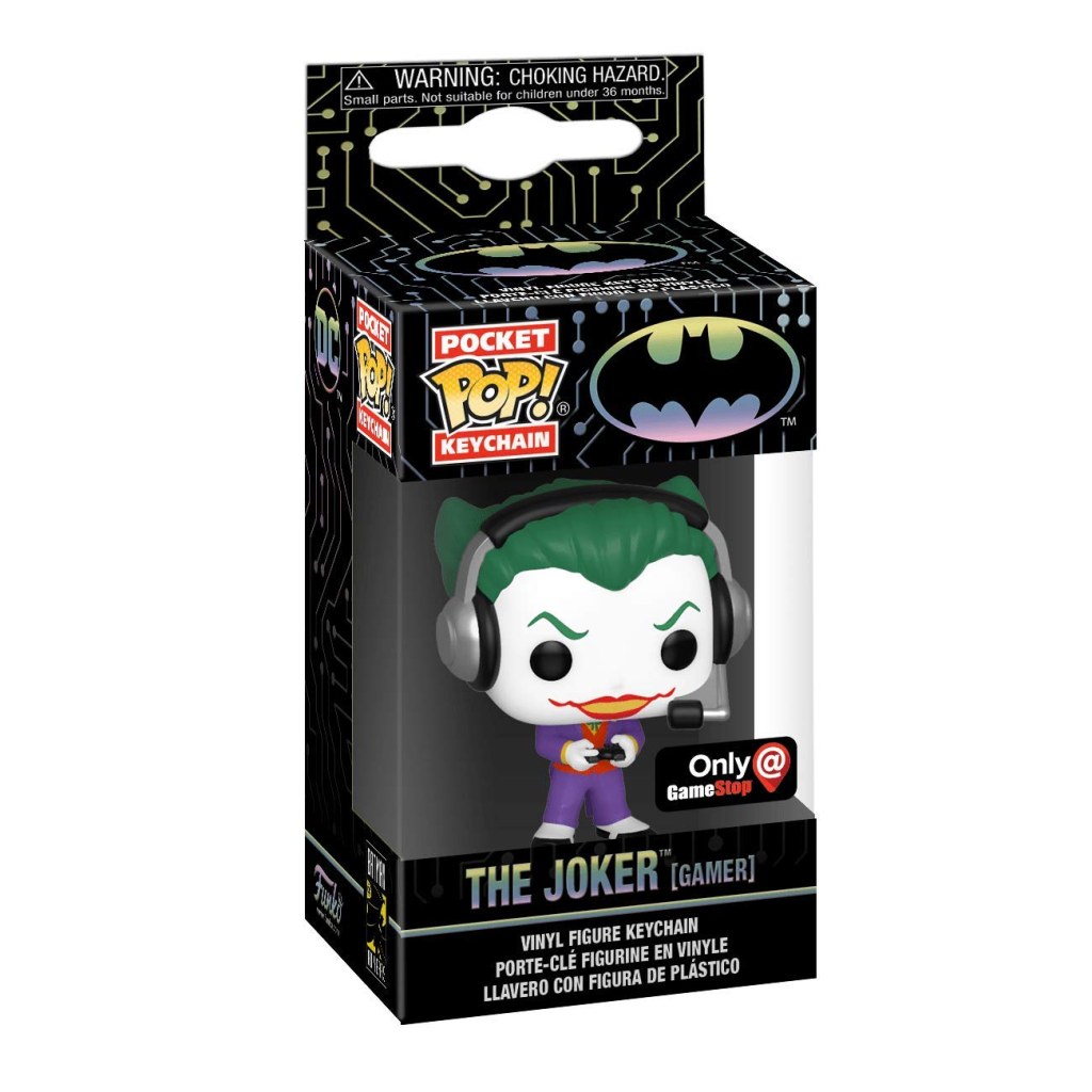 Picture of: Funko Pocket Pop! Schlüsselanhänger The Joker (Gamer) Exclusive