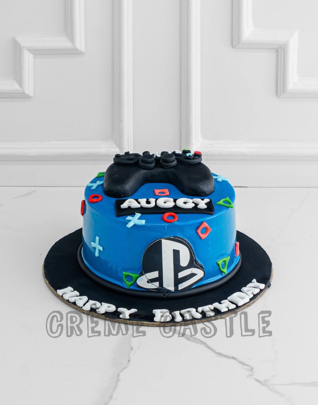 Picture of: Gaming Theme Cake with PS by Creme Castle