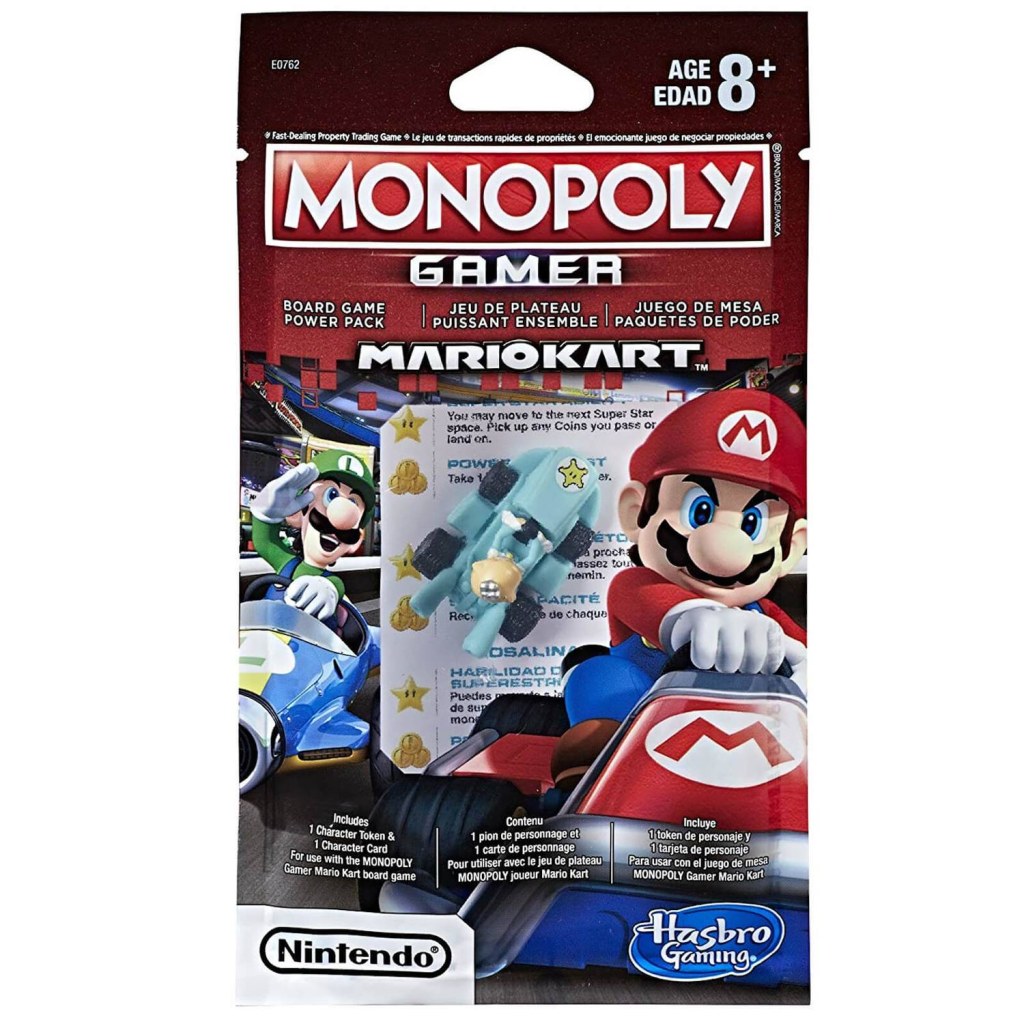 Picture of: Hasbro Gaming Monopoly – Gamer Mario Kart Power Packs Toys  Zavvi