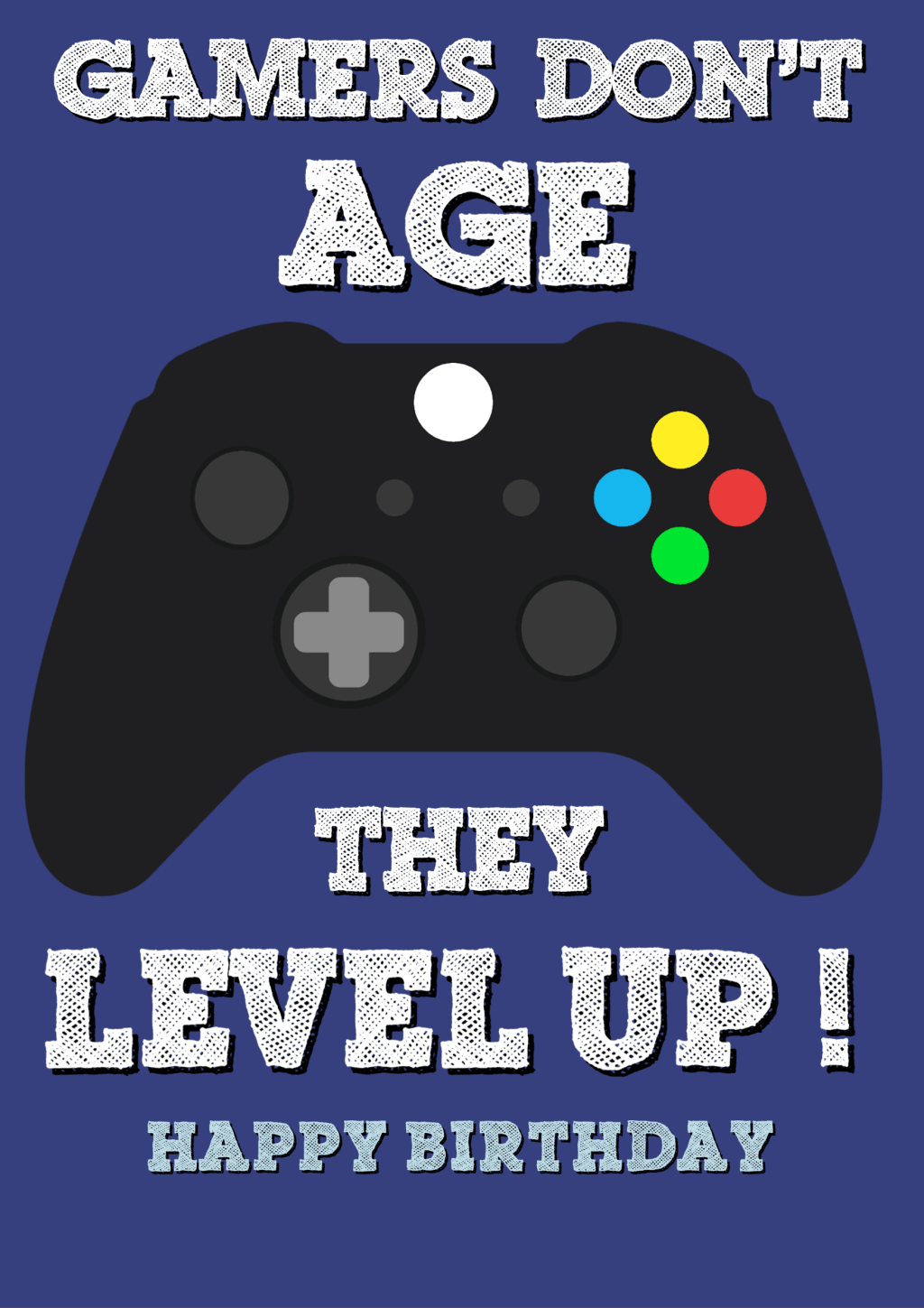 Picture of: PERSONALISED Gamer Level Up Birthday Card
