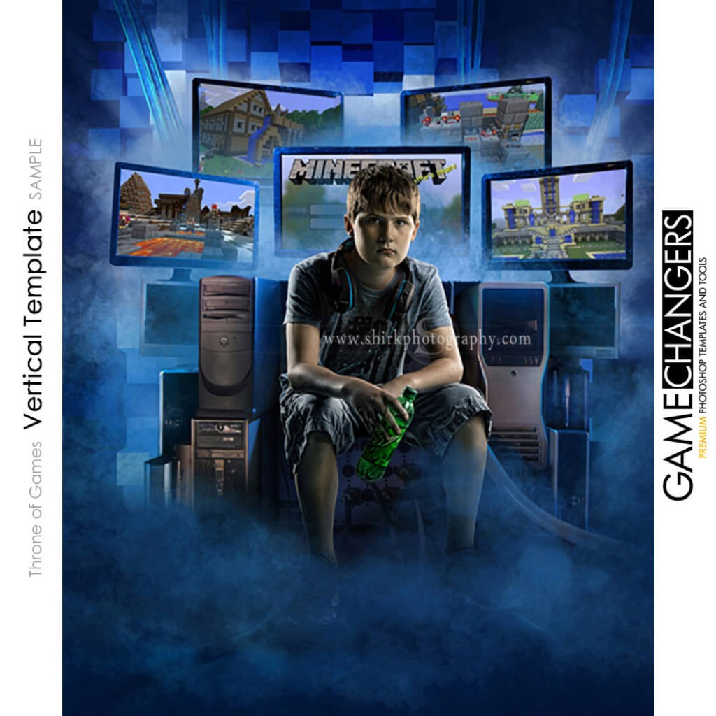 Picture of: Throne of Games Photoshop Template + Tutorial