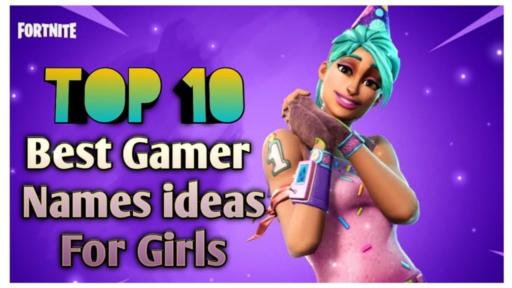 Picture of: TOP  Best Gamer Names Ideas for Girls in Fortnite  Sweaty